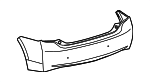 5215947916 - : Cover Rear Bumper L C for Toyota: Prius, Prius Plug-In Image