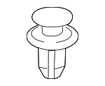 91578SW5003 - Body: Bumper Cover Retainer for Acura Image