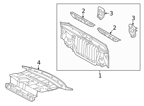 Rear Body for 2025 Lexus ES300h #0