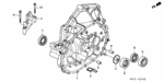 21103PLW000 - Transmission - Manual: PLATE C, OIL GUIDE for Honda Image