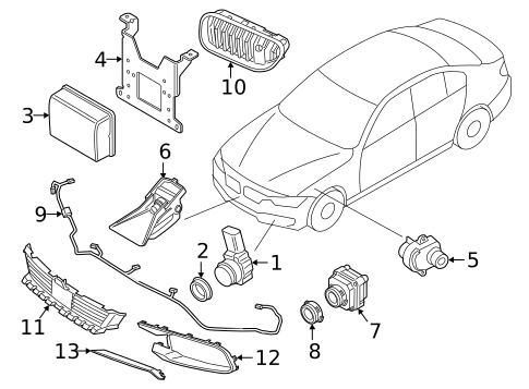 Grille & Components for 2017 BMW 640i xDrive Gran Coupe #0