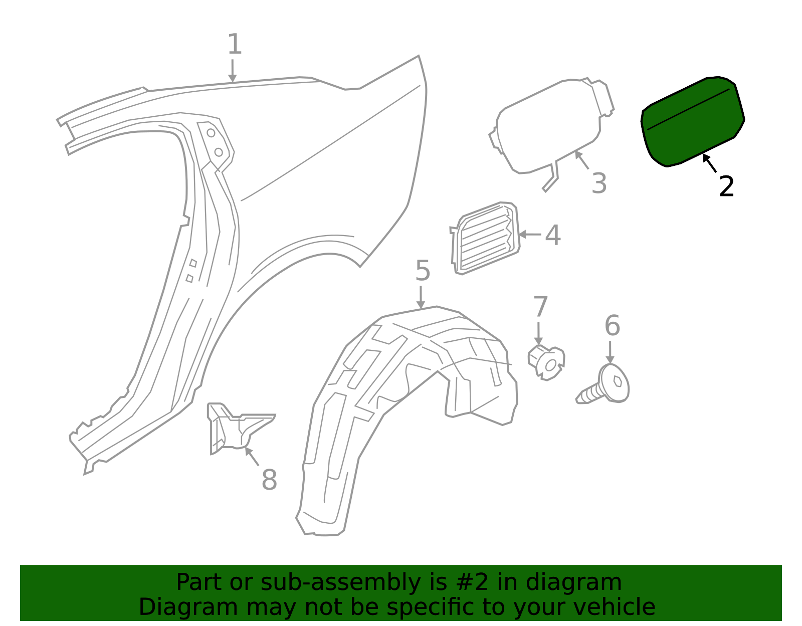 31455948 - High-Quality Fuel Filler Door for 2019-2025 Volvo S60 ...