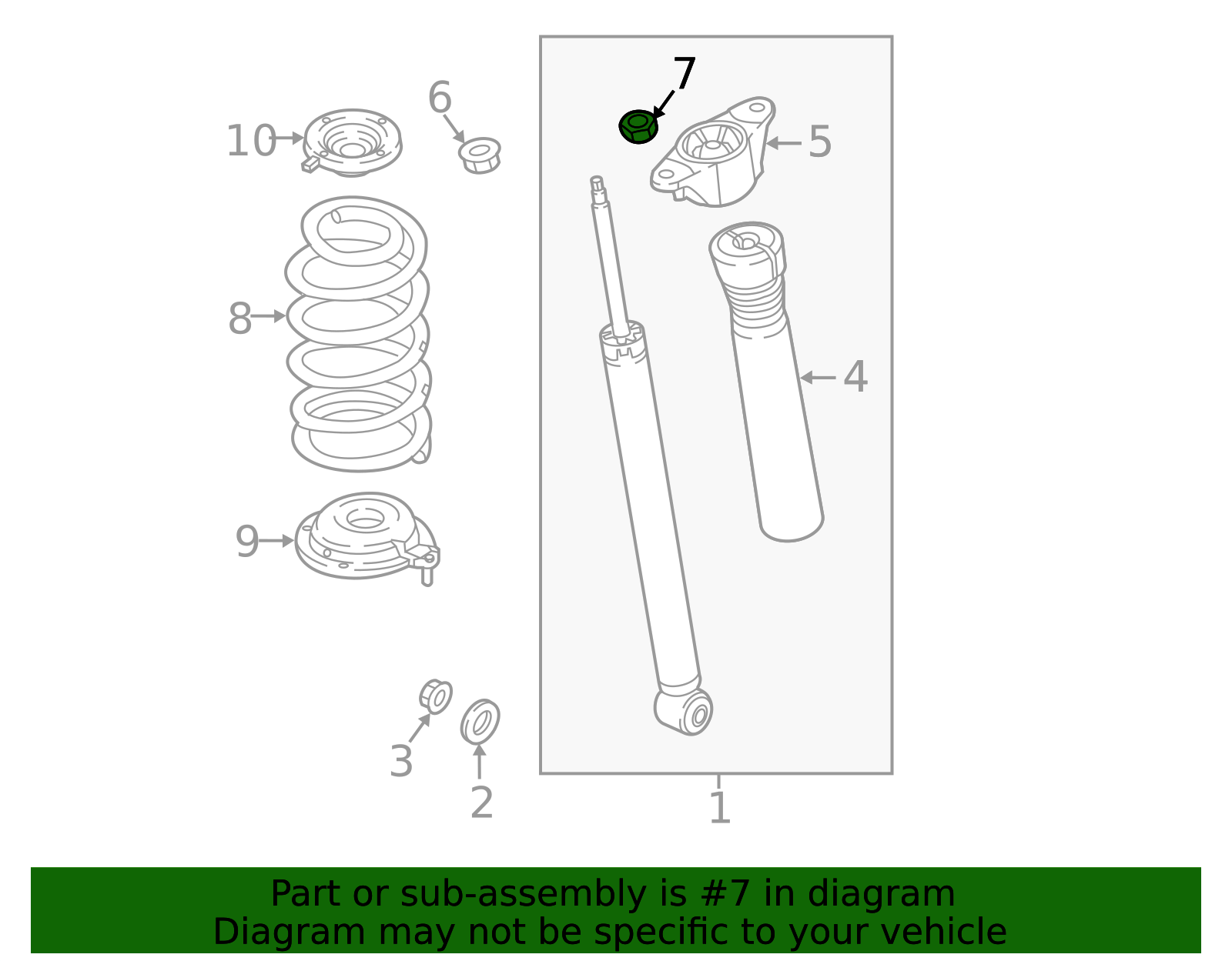 パーツ 9YB0-40-811 - Top Nut 2016-2025 Mazda | Mazda-Parts