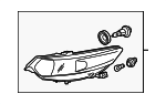 33151TL0A02 - : Composite Headlamp for Acura: TSX Image