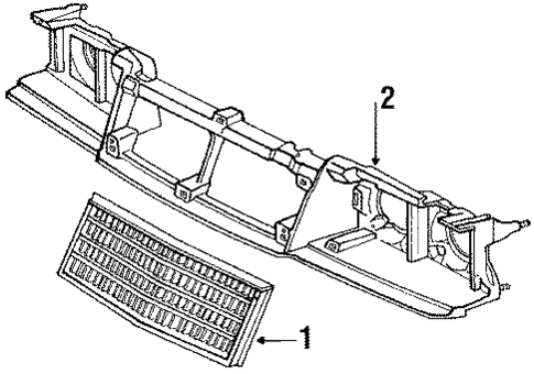 Grille for 1984 Ford LTD #0