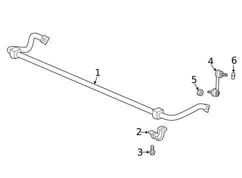 Stabilizer Bar & Components for 2020 Honda Clarity #0
