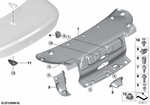 51497295255 - : Left Tail Light Cover for BMW Image