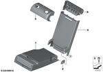 52208497447 - : Armrest With Compartment, Leather for BMW Image