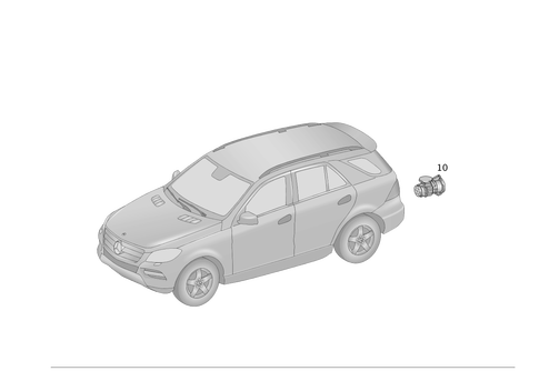 Trailer Coupling for 2007 Mercedes-Benz ML350 #0
