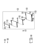 68400268AA - Cooling: Cooling Module for Mopar Image
