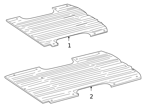Rear Floor & Rails for 2009 Dodge Sprinter 2500 #0