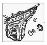 92101DW600 - Electrical: Headlamp Assembly for Kia Image