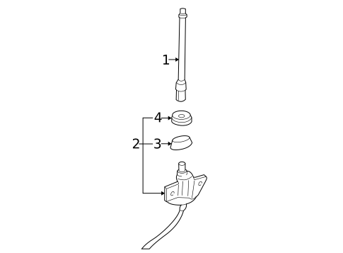 Antenna & Radio for 2006 Chevrolet Uplander #1