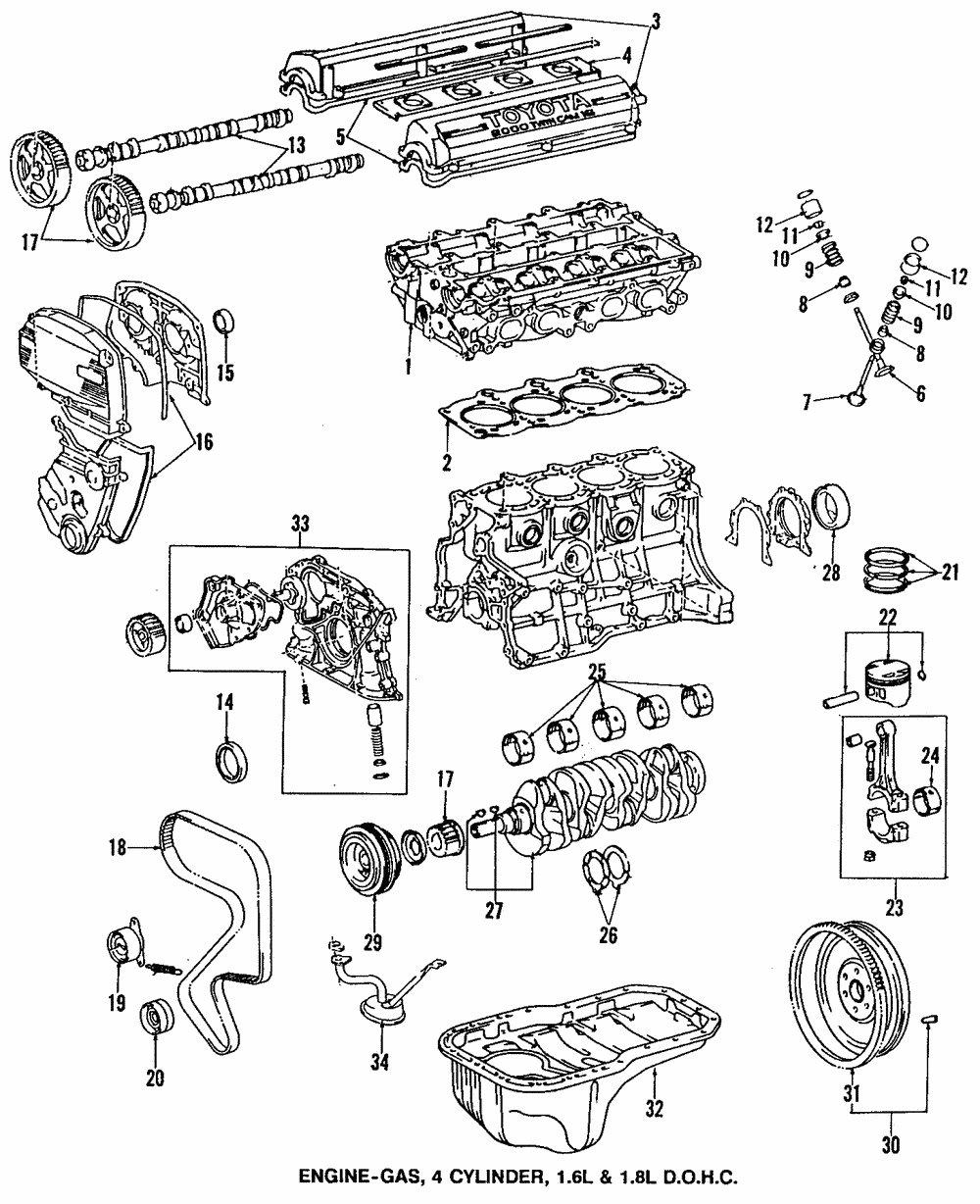 Timing Belt Toyota Corolla 1997 13568-19046 Timing Belt 1993