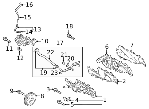 Water Pump for 2023 Genesis G90 #0