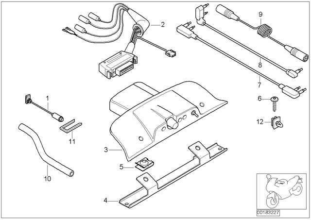 61131390431 - : Clip F Plug Terminal for BMW-Motorrad Image