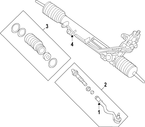 Steering Gear & Linkage for 2013 BMW X6 #1