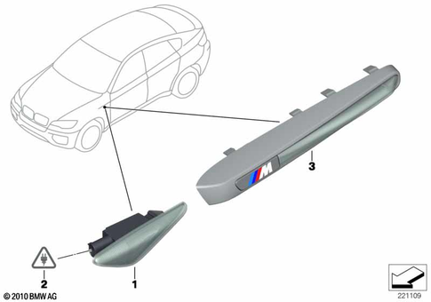 Turn Signals Front / Side for 2013 BMW X5 M #0