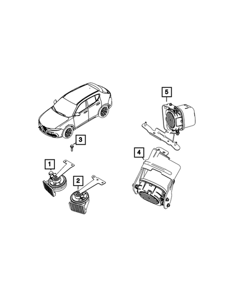 Horns for 2026 Alfa Romeo Tonale #0