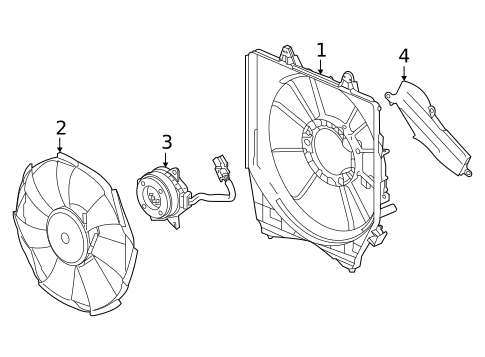 Condenser Fan for 2024 Acura TLX #0