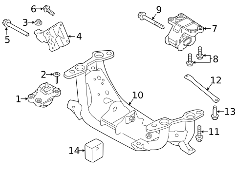 Engine & Trans Mounting for 2017 Land Rover Range Rover Sport #0