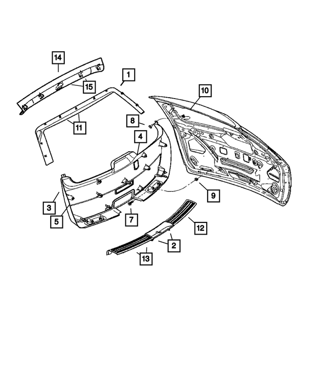 5028477AA - Interior Trim: Pin for Mopar Image image