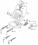 77515SA3661 - : Plate, Front Seat Stopper for Honda Image