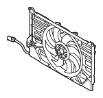 T4K15875 - Cooling System: Engine Cooling Fan Assembly for Jaguar: I-Pace Image