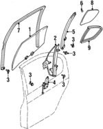 142100231 - : Sash Channel Screw for INFINITI: G20 Image