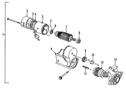 Starter for 1995 Isuzu Rodeo #0