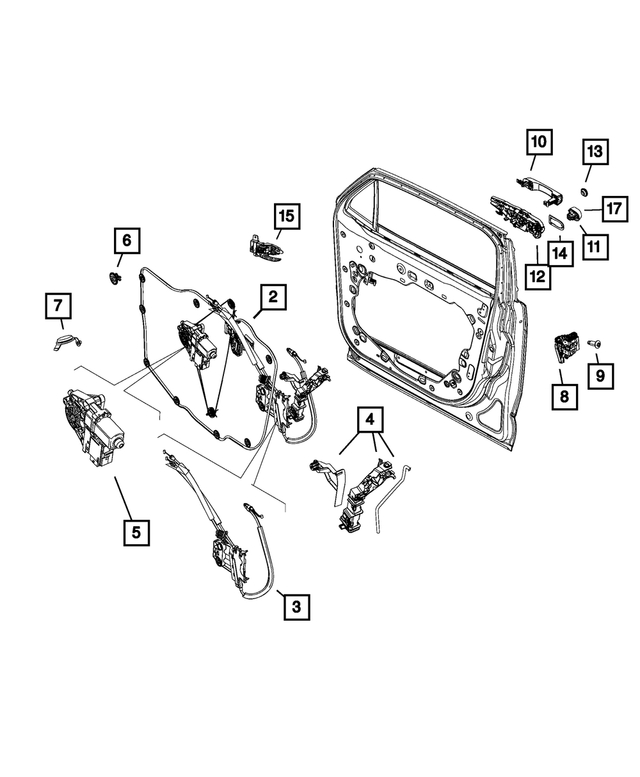 « 68268739AA – Doors, Door Mirrors and Related Parts : Ensemble De Déverrouillage CÂble, Côté Droit pour Mopar Image »