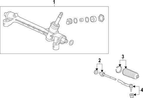 Steering Gear & Linkage for 2019 Honda Ridgeline #1