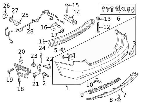 Bumper & Components - Rear for 2013 Audi A4 Quattro #0