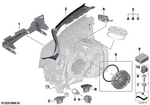 63117440357 - : Set Of Headlight Covers for BMW Image
