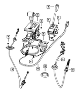 52060162AE - NV241HD; or NV241OR; Transfer Case: Auto Floor Shift Lever for Mopar Image