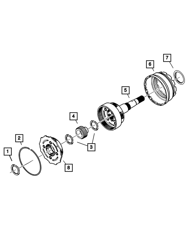 4799586AB - Automatic Transmission Multi-Speed: Input Sun Gear for Mopar Image