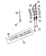 53010513AA - : Exhaust Valve for Mopar Image