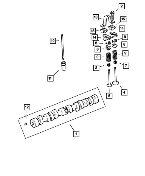 Camshafts & Valves for 2002 Dodge Dakota #0
