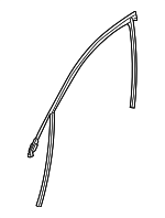 51339481272 - Body: Guide Channel for BMW: 740e xDrive, 740i, 740i xDrive, 745e xDrive, 750i, 750i xDrive, M760i xDrive Image