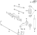 33306894385 - : Cross-Member for Mini: Cooper Image