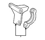 30735338 - Suspension: 1993-2008 Volvo Bearing Support for Volvo: 850, C70, S40, S60, S70, V40, V50, V70, XC70, XC90 Image