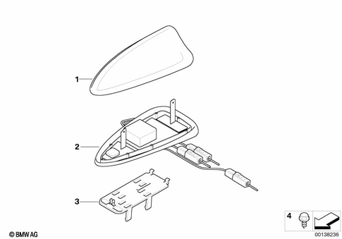Antenna for 2010 BMW 535xi #0