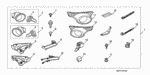 938930400808 - Accessory Components: SCREW-WASHER (4X8) for Honda Image