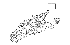 LC3Z3C529P - : Steering Column for Ford: F-250 Super Duty, F-350 Super Duty, F-450 Super Duty Image