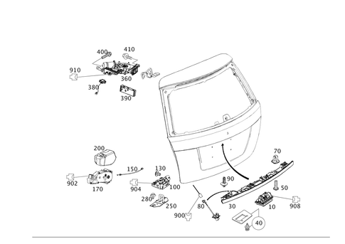 Locking System for 2013 Mercedes-Benz C350 #0