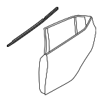 BDTS50670E - Body: Belt Molding for Mazda: 3 Image