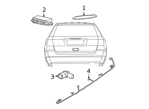 Electrical Components for 2008 Dodge Durango #1