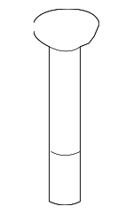17359SDAA01 - : 2005-2011 Honda - Bolt Canister Mounting (8MM) for Honda: CR-V, Pilot Image
