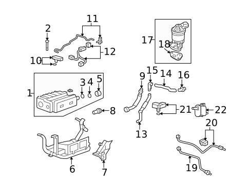 Emission Components for 2007 Honda CR-V #0