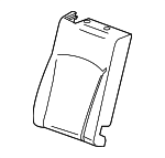 90924439 - : Choccachino Rear Passenger Side Seat Back Cushion Cover for Buick: LaCrosse Image